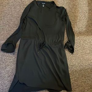 WHBM shirt dress black